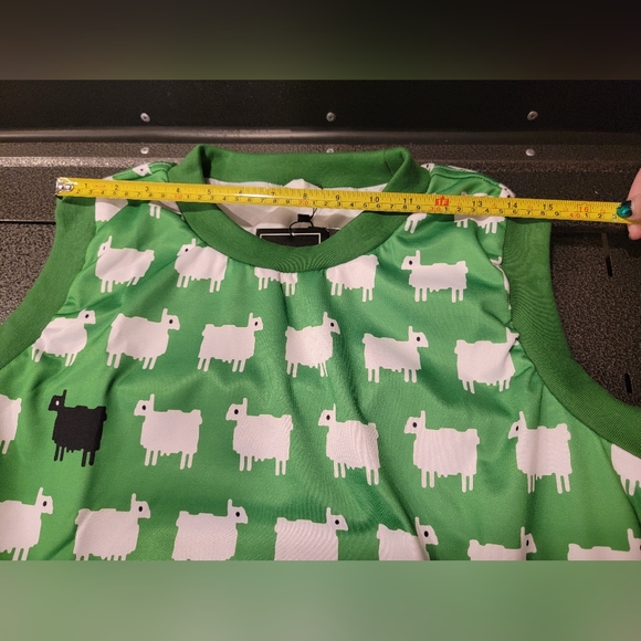 Black Sheep Pattern in Homage to Lady Diana Sweater Vest - Picture 7 of 10